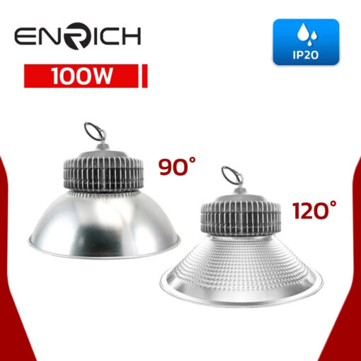 โคมไฮเบย์-LED-รุ่น-PLUS-100W-(เดย์ไลท์)-ยี่ห้อ-ENRICH