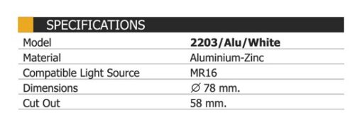 โคมไฟดาวน์ไลท์ฝังฝ้า LED