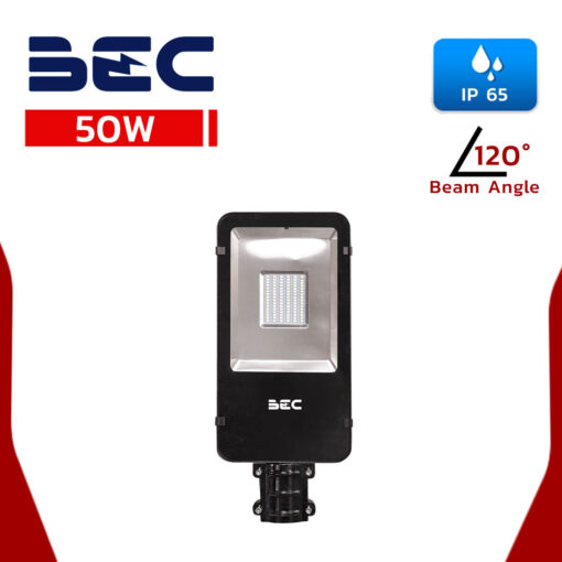 โคมไฟถนนโซล่าเซลล์ LED 50W BEC PASO