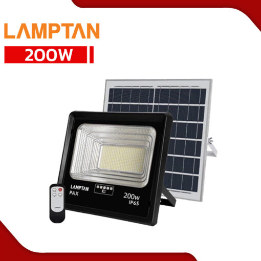 สปอร์ตไลท์โซล่าเซลล์ LED 200W LAMPTAN PAX