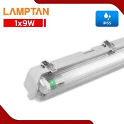 ชุดโคมกันน้ำกันฝุ่น LED 1X9W LAMPTAN TRI-PROOF SET