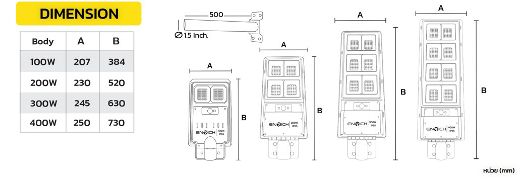 โคมไฟถนนโซล่าเซลล์-LED-400W-ENRICH-SUNLIGHT-03