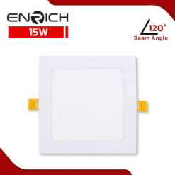 ดาวน์ไลท์ฝังฝ้า-LED-15W-หน้าเหลี่ยม-ENRICH-รุ่น-SLIM-D